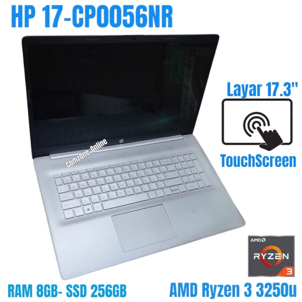 HP 17-CP0079CL AMD Ryzen 3 3250u Ram 8GB SSD 256GB Touchscreen 17.3 inch nbhp148t