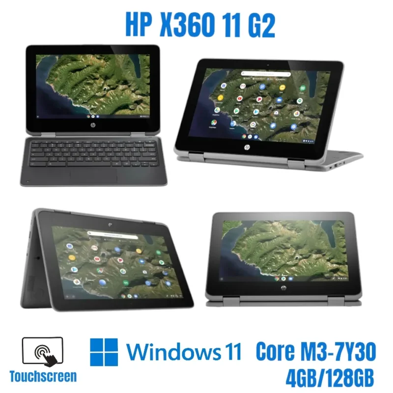 Laptop 2 in 1 HP ProBook X360 11 G2 Core M3-7Y30 SSD 128GB Ram 4GB