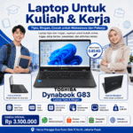 Laptop Tipis Ringan Toshiba Dynabook G83 Core i3-115G4 gen 11 Ram 8GB SSD 256GB Touchscreen FHD
