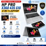 HP Pro X360 435 G10 Ryzen 5 7530U - Laptop 2 in 1 Premium Laptop Comzone.id