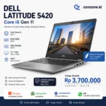 Dell Latitude 5420 Core i5 Gen 11 RAM 8GB SSD 256GB