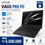 Laptop Vaio Pro pg VJP Core i5-1235U gen 12 Nvme 512GB Ram 8GB FHD Laptop Tipis Ringan bekas