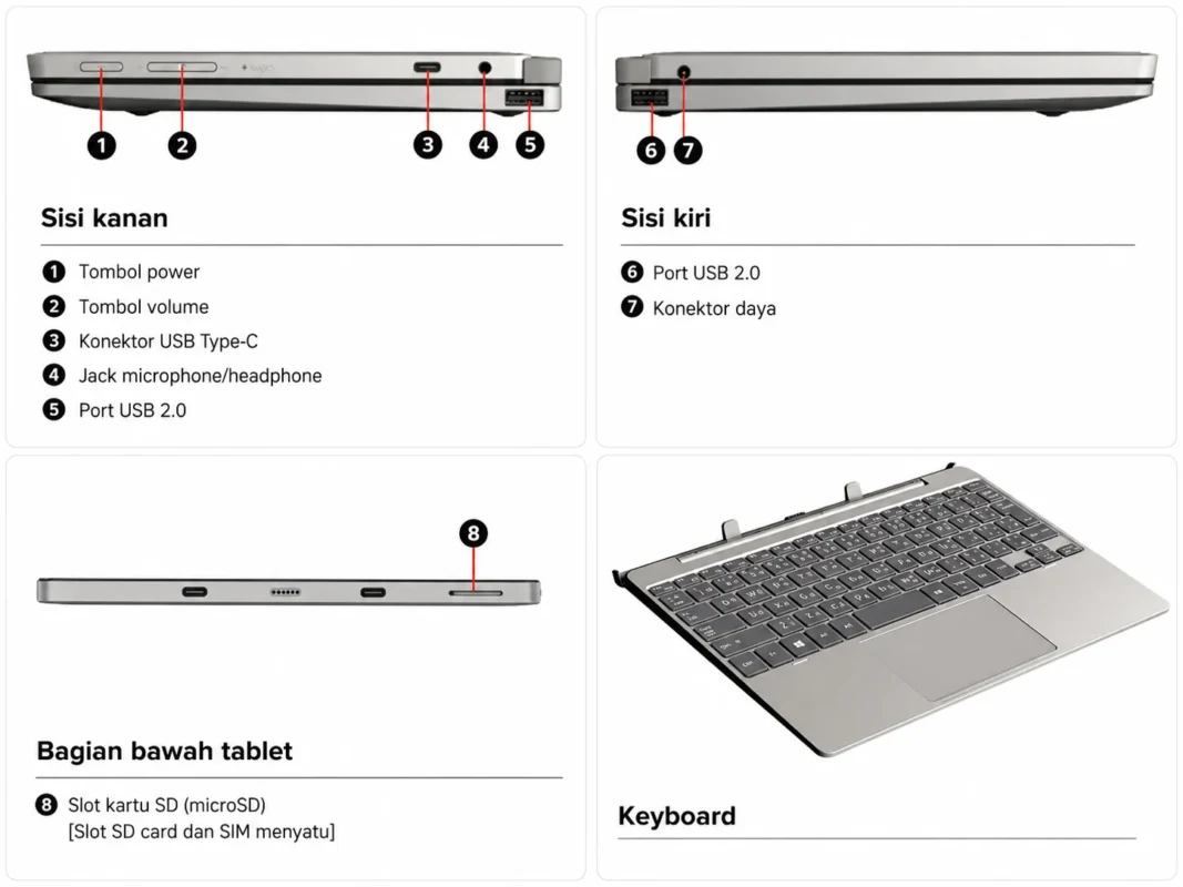 Laptop Bekas Anak Sekolah Toshiba Dynabook K50 TouchScreen 10 Inch Rp1.300.000 Laptop & MacBook Comzone.id