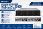 Server Nutanix Supermicro NXS2U2NL12G500 2U 12 Bay Dual Node Xeon E5-2609 x2 Dual PSU Original Bergaransi