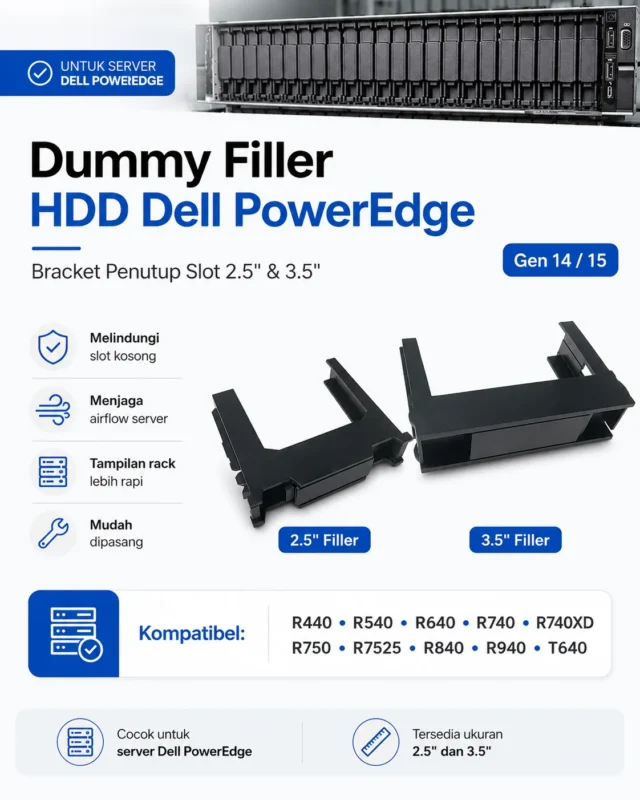 Bracket Dummy Filler HDD Dell PowerEdge