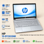 Laptop Bisnis Kerja HP 15-DY2033 i7 gen 11 SSD 256GB ram 8GB intel iris 15.6 inch