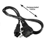 Kabel Power Adaptor Charger Colokan 3 Lubang Original ac cord