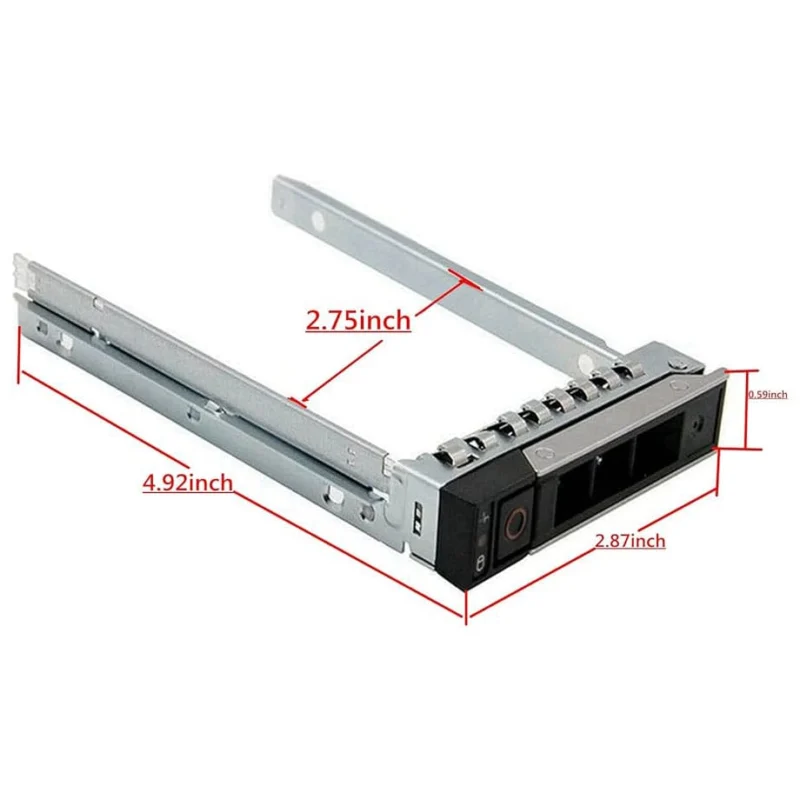 Bracket HDD 2.5" SAS SATA Hard Drive Caddy Tray DXD9H Del PowerEdge 15th R350 R450 R750 T550 R550 partnb381 Server & Part Comzone.id - Galeri Produk 2