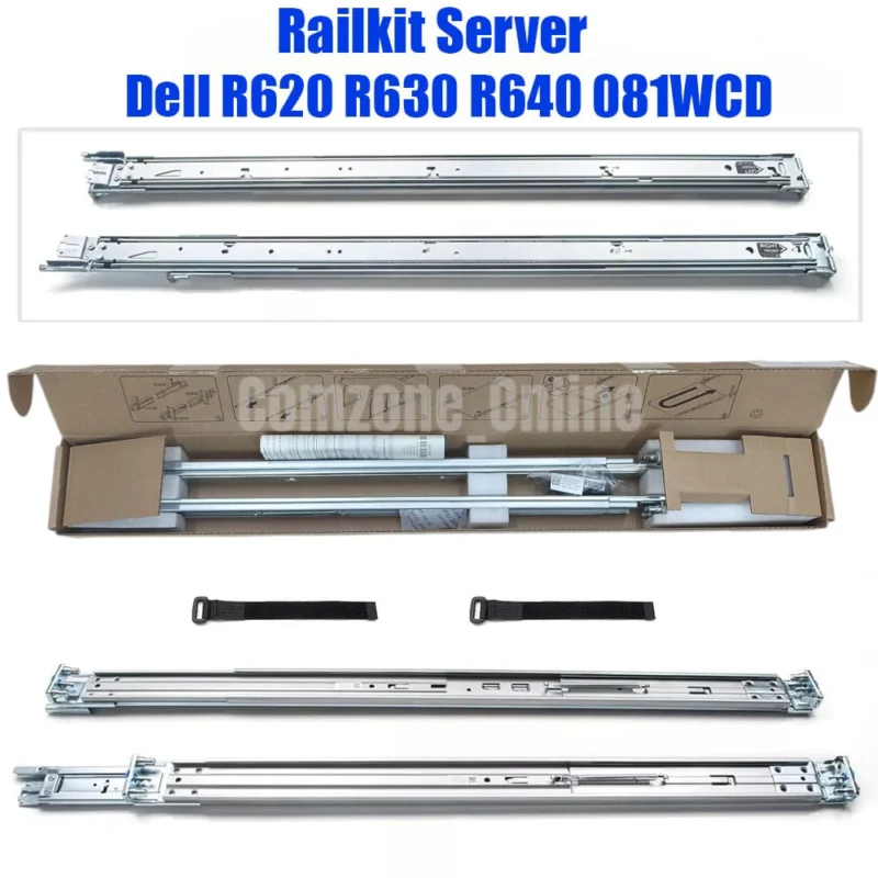 Railkit Server Dell R620 R630 R640 Rail Kit 1U 081WCD rol6 Server & Part Comzone.id - Gambar Utama Produk