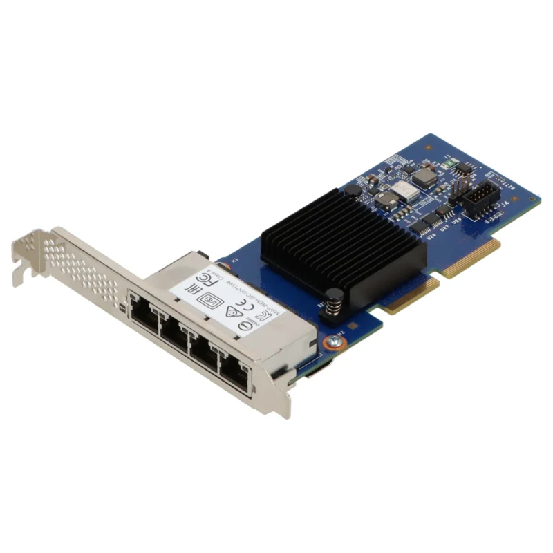 Lan Card Ethernet Server Adapter 4-Port gbe Quad Port gigabet 00JY932 Intel I350-T4 PCIe PCI express sfp4 Server & Part Comzone.id - Gambar Utama Produk