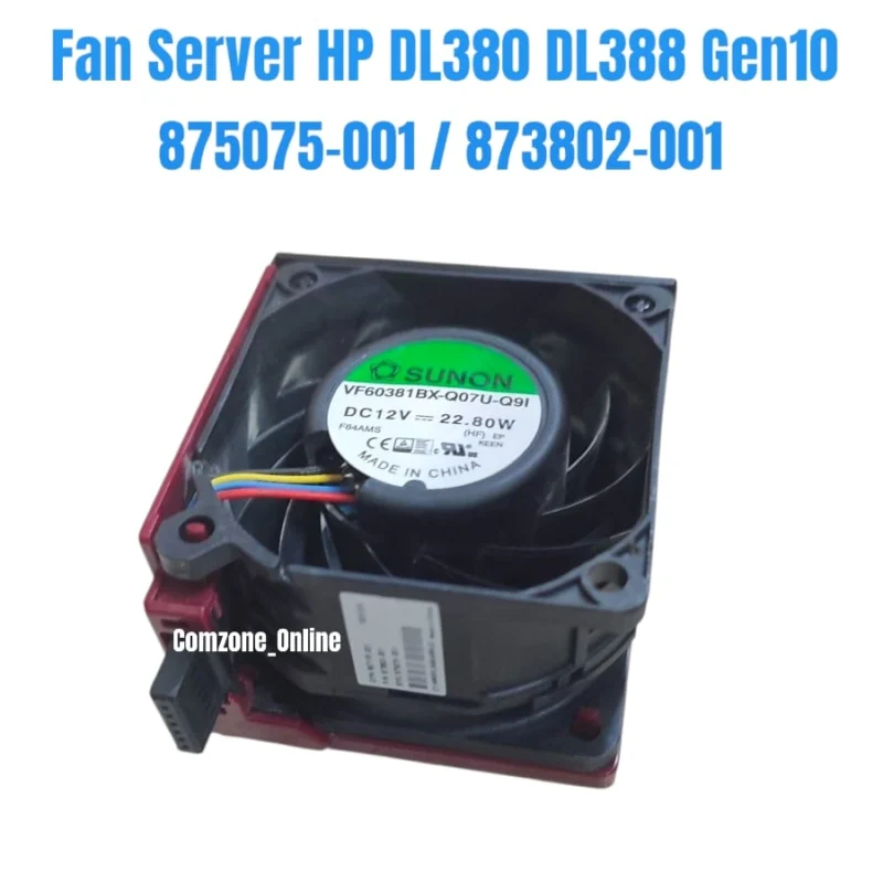 Fan Kipas Server HPE HP ProLiant DL380 DL388 Gen10 G10 Hot Plug Cooling Fan Original Bergaransi Server & Part Comzone.id - Gambar Utama Produk