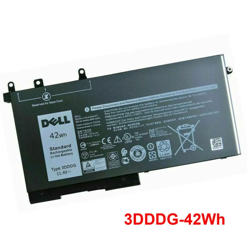 Baterai Dell 3DDDG Latitude 5480 5580 5280 5590 5290 Baterai Laptop Comzone.id - Gambar Utama Produk
