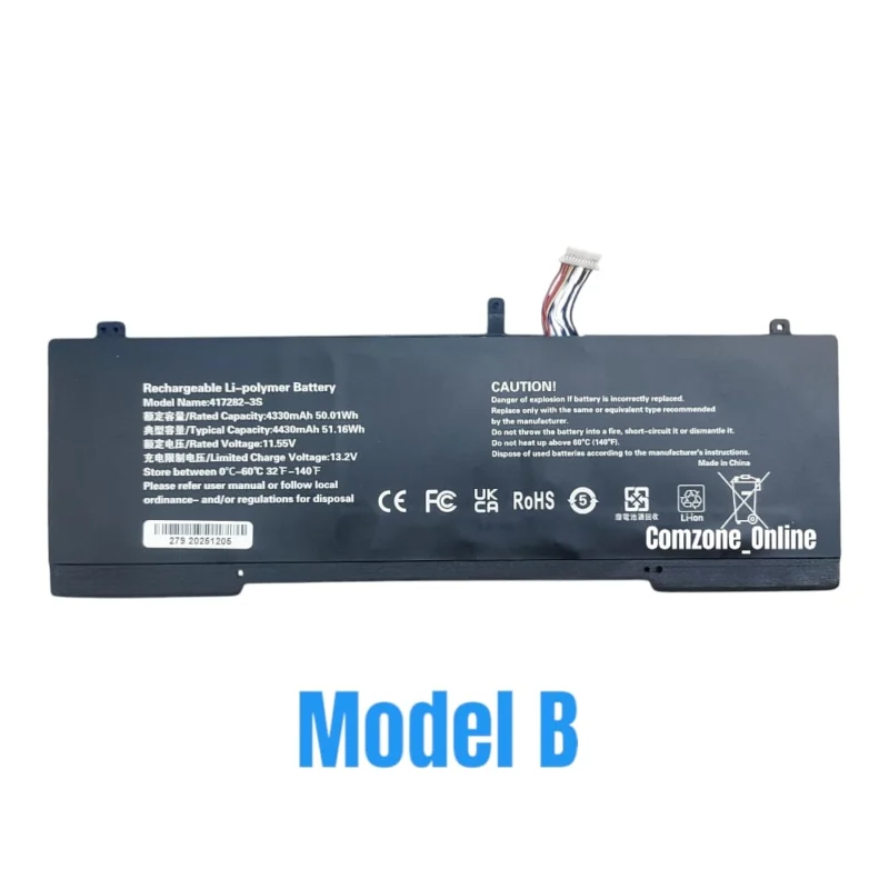 Baterai Laptop INFINIX X2 417282-3s Batlinf1 model B Baterai Laptop Comzone.id - Galeri Produk 2
