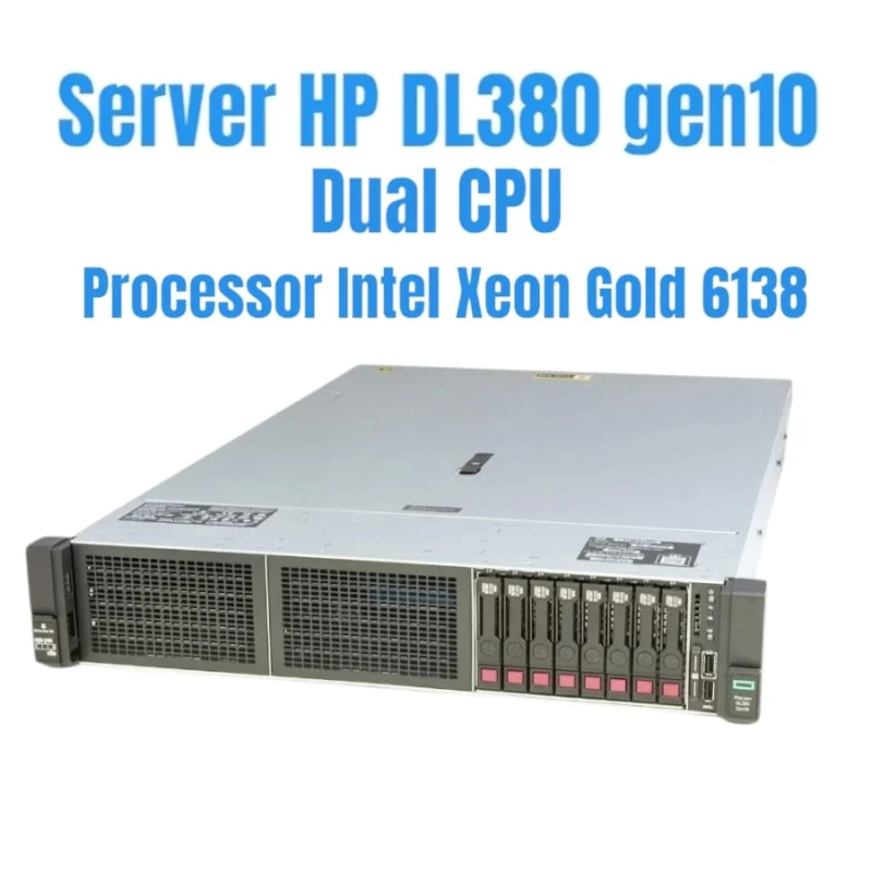 Server HP DL380 gen10 Doubel Processor Intel Xeon Gold 6138 RAM DDR4 svr1 Server & Part Comzone.id - Gambar Utama Produk